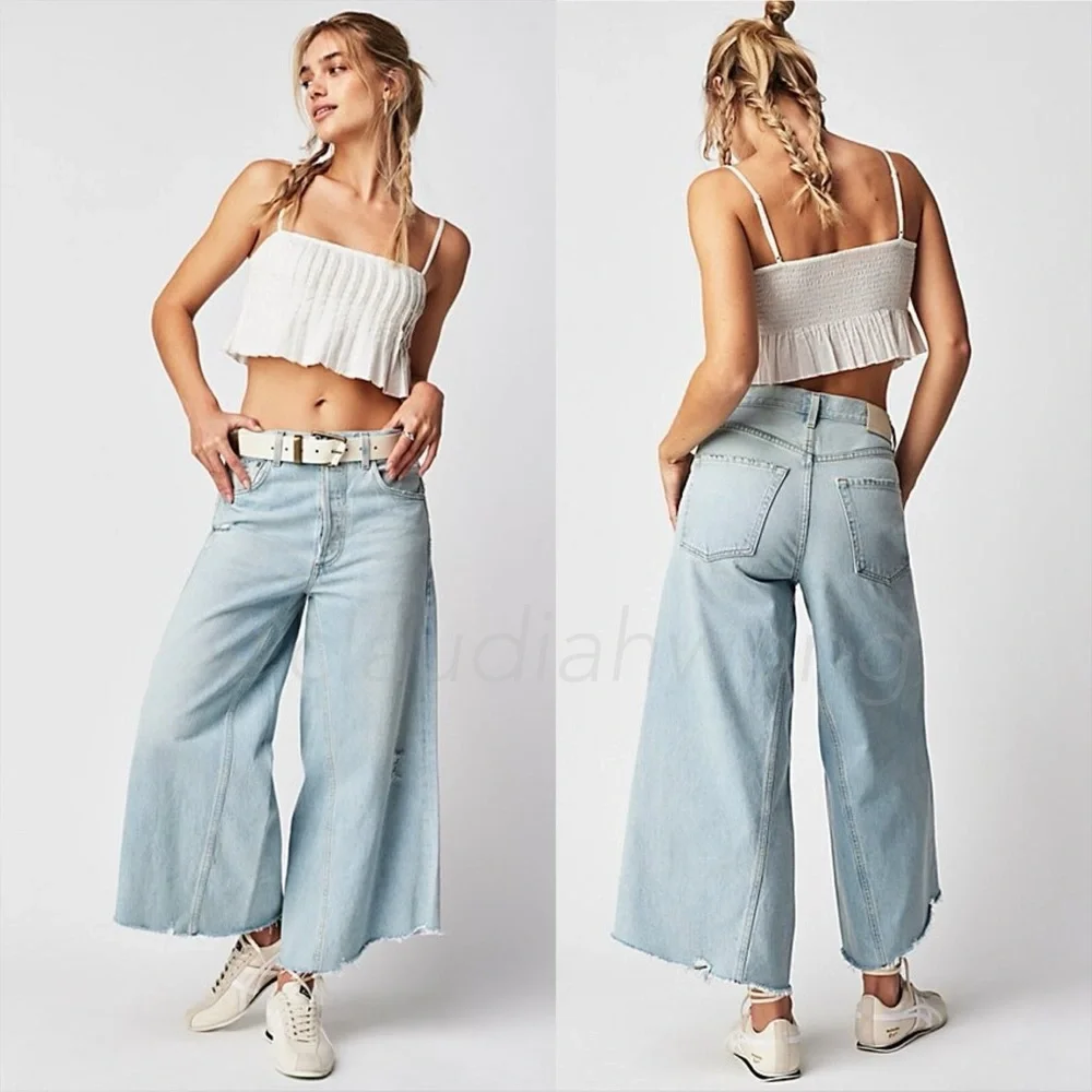CITIZENS OF HUMANITY Tess Culotte Jeans in Glacier